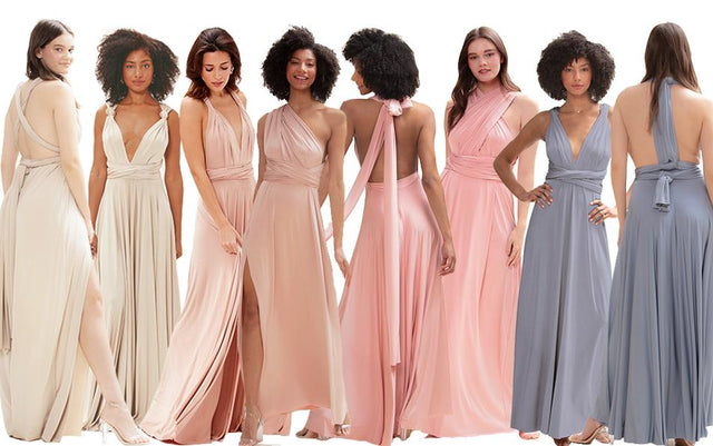 Peach Coral Bridesmaid Dress, Infinity Dress, Convertible Dress, Spring  Dress, Honeymoon Beach Dress, Bridesmaid Gown, Wrap Dress -  Canada